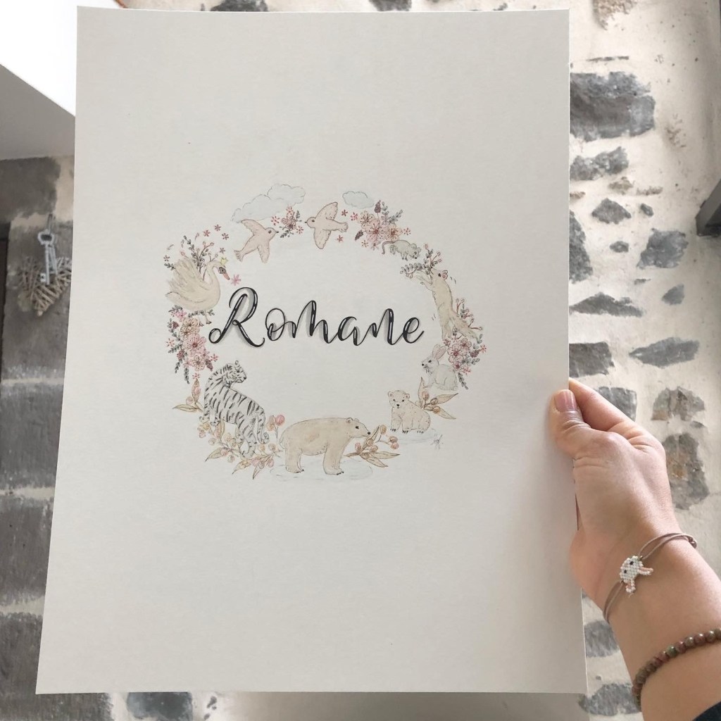 Affiche enfant animaux 