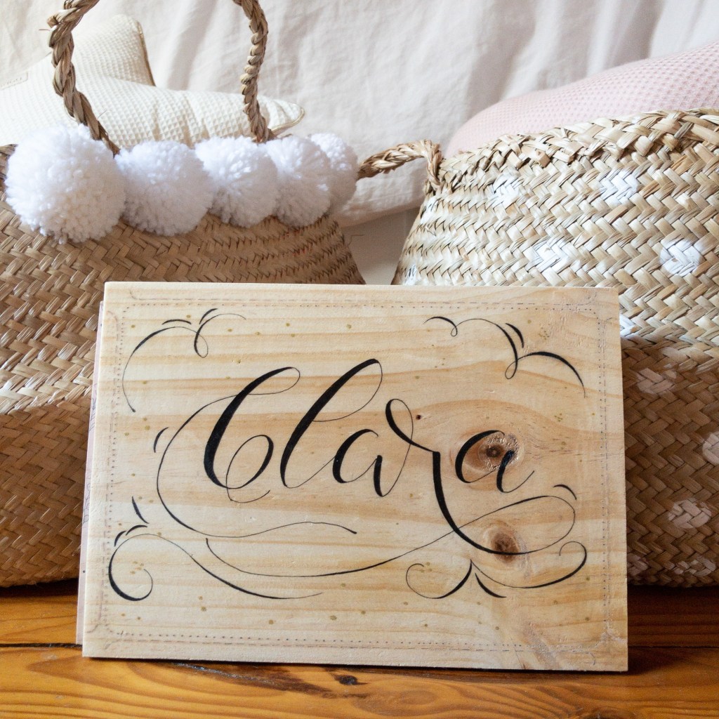 Pancarte bois chambre enfant